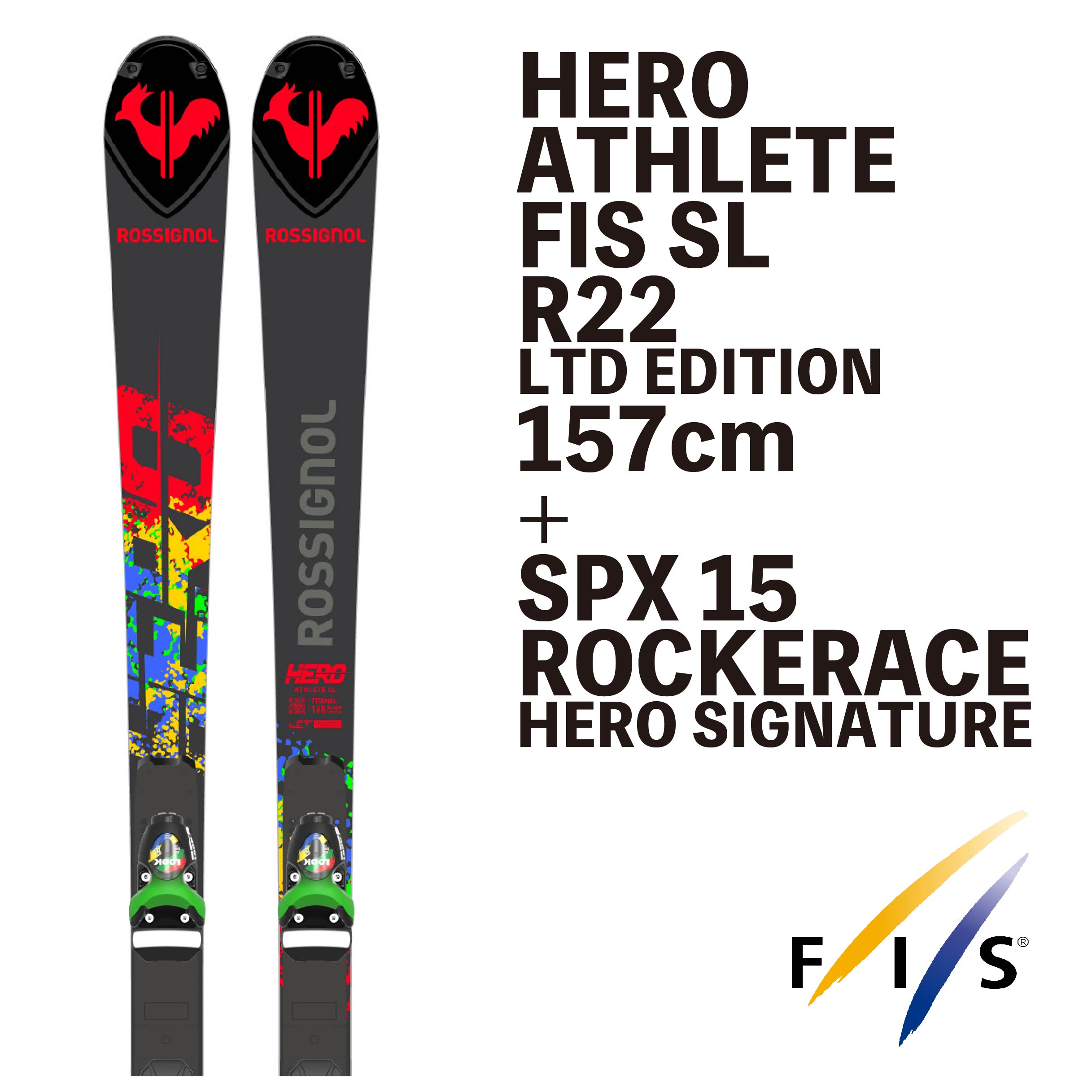 ROSSIGNOL HERO ATHLETE SL 157 & GS 175 当店だけの限定モデル - スキー