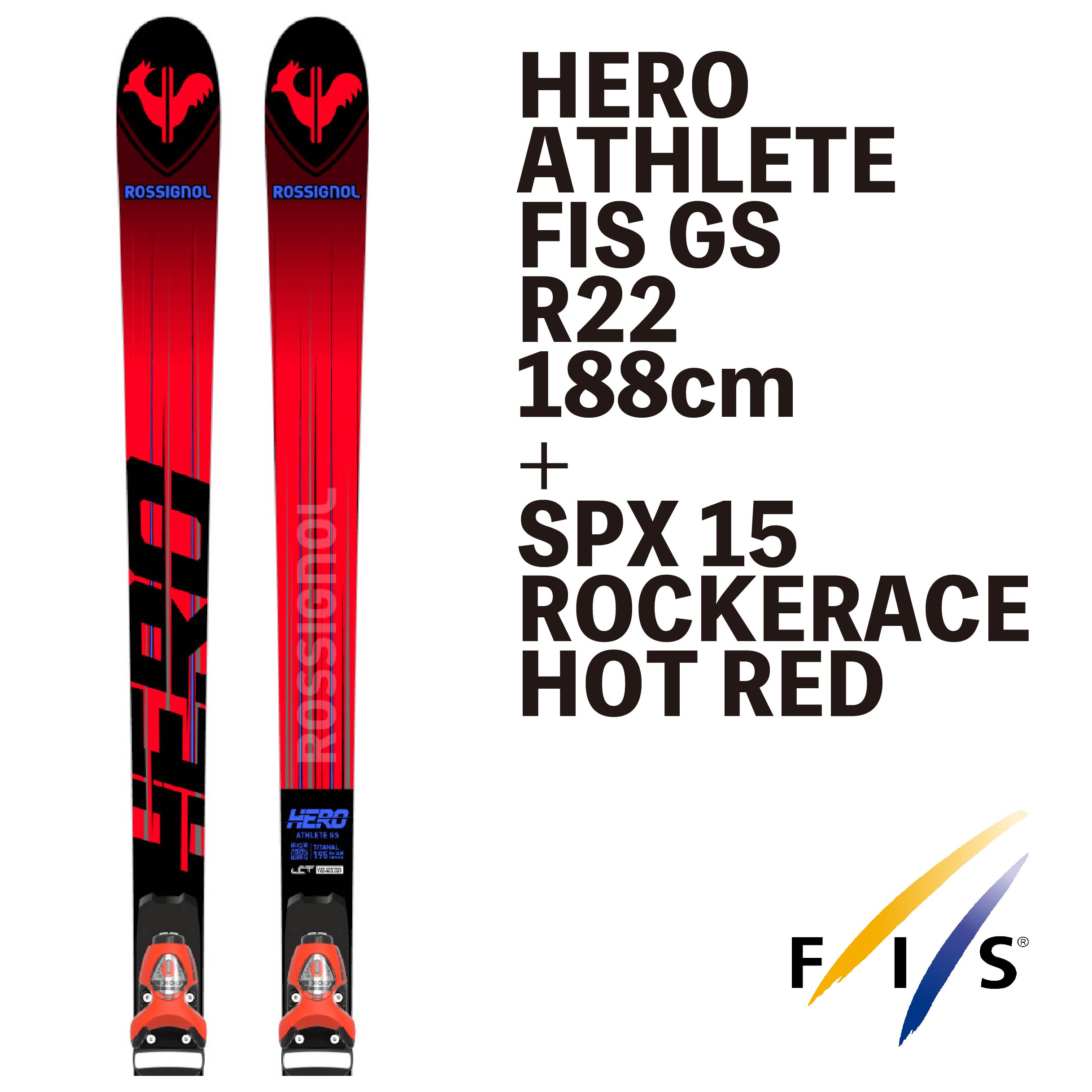 ROSSIGNOL ロシニョール 2024 HERO ATHLETE FIS GS R22 | Ski Shop